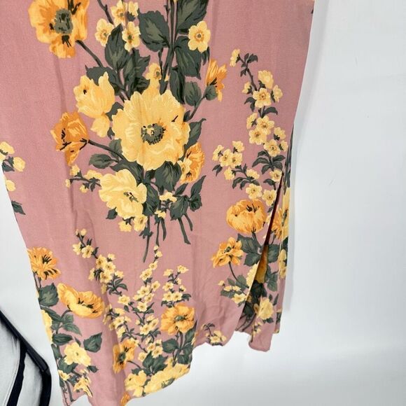 Reformation‎ Ceylon Antoniette Blush Pink Floral Maxi Dress Small Romantic - Picture 10 of 11